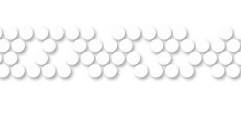 White tiles wall. round marble textures, ball tiles. Top view pavement circle block white texture with seamless patterns floor background. Air Bubble wrap texture background. Textured Background.