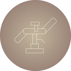 Chair icon single icon vector illustration