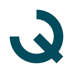  Letter Q minimal logo icon design template
