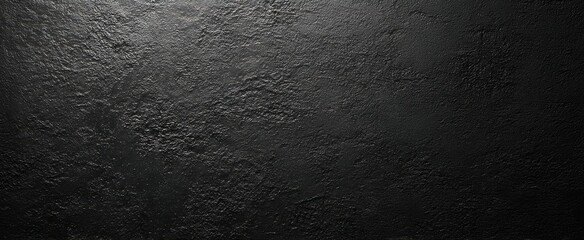 The black textured wall with a modern abstract finish for design purposes.