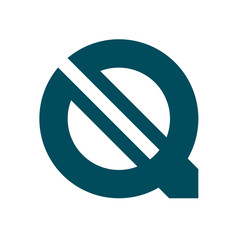  Letter Q minimal logo icon design template