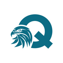  Letter Q minimal logo icon design template