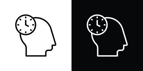 Injury icon design. simple stroke line vector icon set