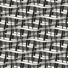 Monochrome Grain Curved Mesh Pattern