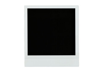 Polaroid PNG frame mockup set – vintage photo templates with shadows, scrapbook-style illustrations, isolated vector elements on transparent background.