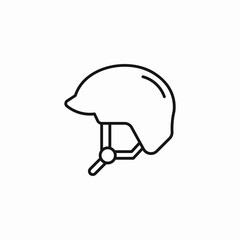 bicycle helmet  icon sign vector