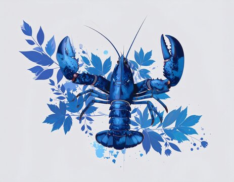 Lagosta, fundo do mar, preserva&ccedil;&atilde;o, ambiental, ecol&oacute;gico, azul, alimento, gourmet, alta gastronomia, ex&oacute;tico, natureza, frutos do mar, animal, beleza, fluvial, crust&aacute;ceo, animais, fresco, epicurista