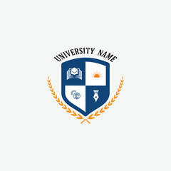 3189 educational logo school college university learning institute book academy organization