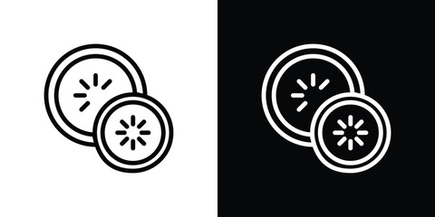 Cucumber slice icon