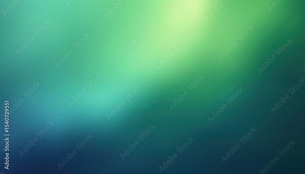 Poster abstract illustration background with blurred motion. green, blue colors create smooth gradient, sof
