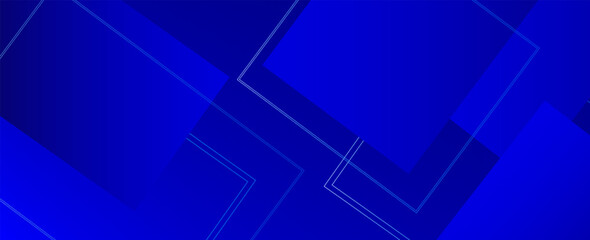 Modern Blue Geometric Abstract Background