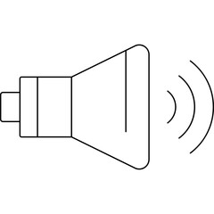 Speaker icon 1 single icon vector illustration