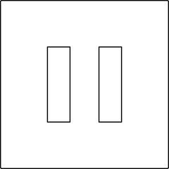 Video play icon single icon vector illustration