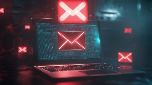 Digital Mail Alert Animation Sequence