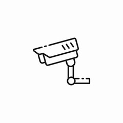 security camera cctv icon sign vector