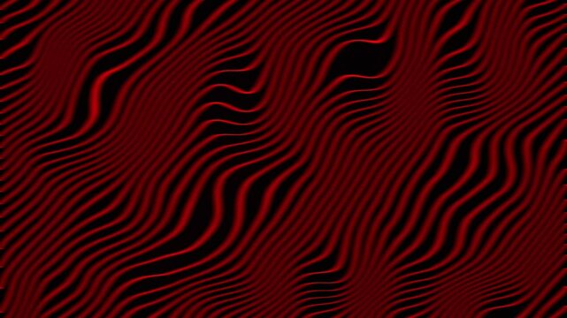 red wavy line abstract topographic background
