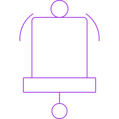 Presentation icon single icon vector illustration