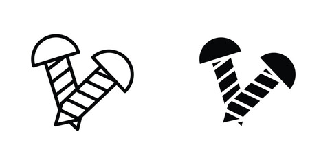 Screws icon concept. vector set. Eps10