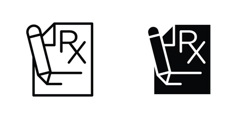 RX icon concept. vector set. Eps10 © Vince