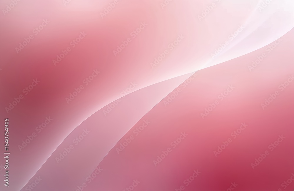 Poster abstract pink background with wave lines, curves. minimalist design, soft light, gradient color. dig