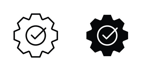 Execution icon concept. vector set. Eps10