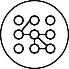 Pattern icon single icon vector illustration