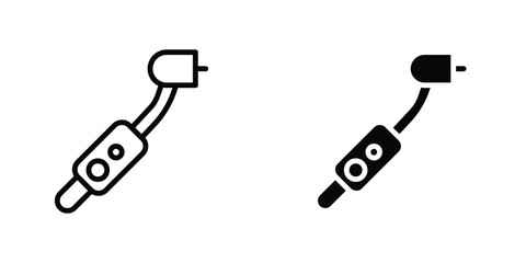 Dental drill icon concept. vector set. Eps10