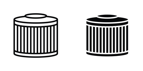 Air filter icon concept. vector set. Eps10