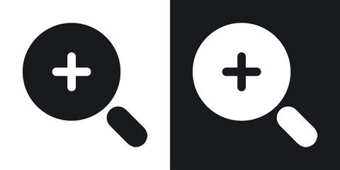 Obraz premium Zoom in icon