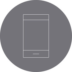 Smart phone icon single icon vector illustration