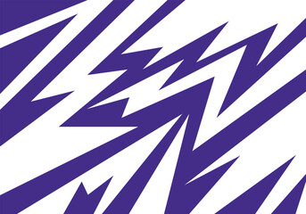 Vibrant abstract white background with sharp geometric spikes and energetic zigzag colored lines