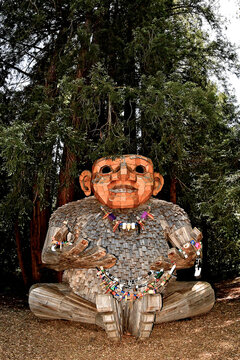 &ldquo;Kamma&rdquo; , Treasure Troll by Thomas Dambo. Where humans see trash, she sees potential.  She sits in forest and wants to help humans reuse and be creative with colorful plastics