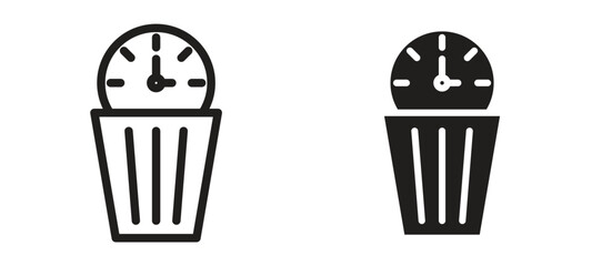 Time waste icon