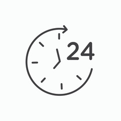Time twenty four icon