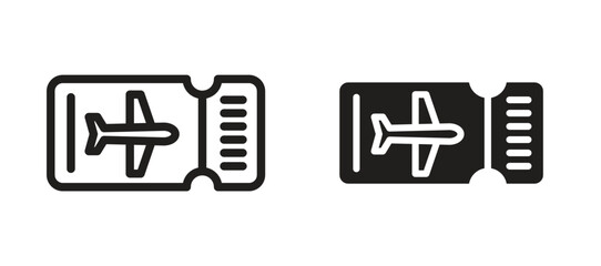 Ticket airline icon