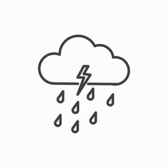 Thunderstorm icon