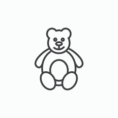 Teddy bear icon