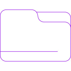 Folder icon single icon vector illustration