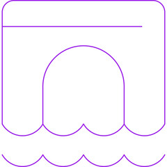 Towel icon 3 single icon vector illustration