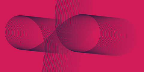 Artistic blend line of colors creating shape on curve wavy line dynamic overlapping modern abstract background, color line art smooth wave lines for modern design twisted curve blend effect texture.