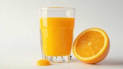 Orange juice in glass