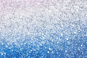Sparkling Gradient A Textured Background of Glitter Shifting from Pink and Silver to Blue