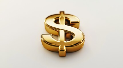 Golden Dollar Symbol