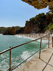 Spain beach, Mediterranean beach, sea, summer 