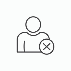 Fototapeta premium Remove user icon