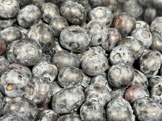 Delicious and Fresh Blueberries Packaged in Convenient Plastic Containers for Your Enjoyment