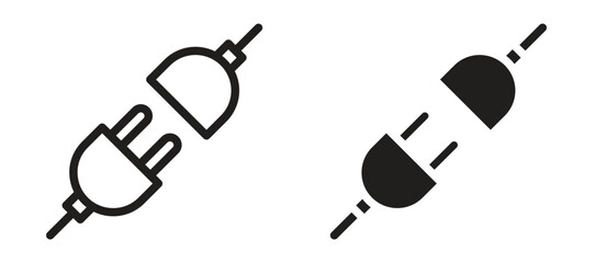 Plug connection icon