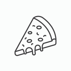 Pizza slice icon