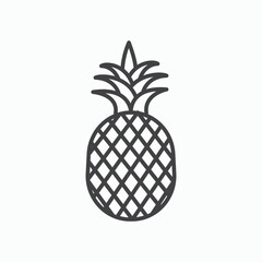 Obraz premium Pineapple icon