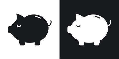 Piggy bank icon